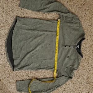 Hurley Dri-Fit Long Sleeve Henley Olive Green